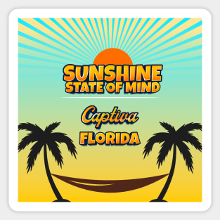 Captiva Florida - Sunshine State of Mind Sticker